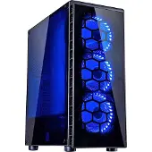 Inter-Tech CXC2, Tower-Gehäuse, (Front aus Tempered Glass, Seitenteil