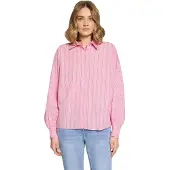 Cartoon Schlupfbluse "Damen mit Streifen"