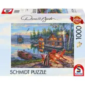 Schmidt Disney Ufer des Loon Lake, New York Puzzle 1000 Teile