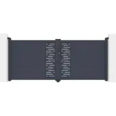 Casanoov Drehtor Arlberg 300x120cm Aluminium Grau & Bunker B500 Motorisierung