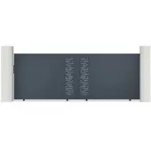 Casanoov Schiebetor Aus Aluminium Arlberg 400x140cm Grau