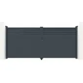 Casanoov Flügeltor Elektrisch Carpatia 400x180cm & Drehtorantrieb Hicker B200