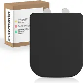 INSTMAIER Helma Duroplast WC-Sitz BLACK, E-Form, mit Absenkautomatik und Schnellverschluss