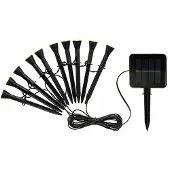 Lumisky 10er Pack Mini Solarstrahler STICKY 6m