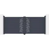 Casanoov Drehtor Arlberg 300x120cm Aluminium Grau & Tanker B250 Motorisierung