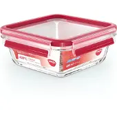 EMSA Clip&Close Glass Frischhaltedose 0,8 L Rot