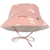 Lassig Wende-Sonnenhut in Orange/ Creme - 43-45 cm