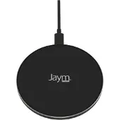 Jaym , Kabelloses Qi Ladegerät 15W intelligent & schnell, Schwarz