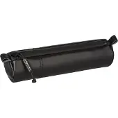 Brunnen Schlampermäppchen s'maepp S 20 x 4,5 cm schwarz - Weiches Federmäppchen - Leder - Schwarz - Einfarbig - Reißverschluss - 200 mm