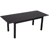 Mr. Deko Ausziehtisch Tarifa 160/210 x 90 cm dark grey Aluminium