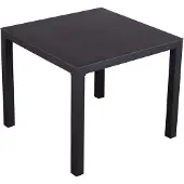 Mr. Deko Gartentisch Tarifa 90x90cm Aluminium Anthrazit quadratischer Balkontisch