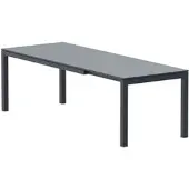 Vermobil Extia Garten Esstisch ausziehbar Antikgrau 180/250x90 cm