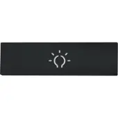 DoorBird Lichttasterblende für rechteckigen Lichttaster – RAL 7016