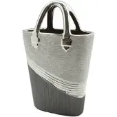 Gilde Handtasche Bridgetown H=31,5cm - grau|silber