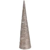 Wellhome - Kegelförmiger Baum mit 40 warmweißen LED-Lichtern 20x20x76,5cm