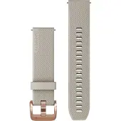 Garmin Silikonarmband - 20 mm Anschluss - Light Sand / Rose Gold