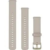 Garmin Schnellwechsel-armbänder, Silikon, french grey/softgold 18 mm