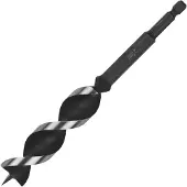 Wolfcraft GmbH 4006885713802, Bohrer, Spiralschneidbohrer, Drehung der rechten Hand, 2 cm, 165 mm, Sperrholz, Weichholz, Holz