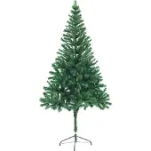 vidaXL Künstlicher Weihnachtsbaum Beleuchtung Kugeln 180cm 564 Zweige