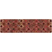 vidaXL Teppichläufer MARSA Mehrfarbig 80 x 400 cm Polyester und PVC