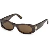 Emilio Pucci EP0243 Havana/striped 54/19/135 Damen Sonnenbrillen