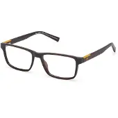 Timberland TB1797 Herren-Brille inkl. Gläser Vollrand Eckig Acetat-Gestell 55/16/145, braun