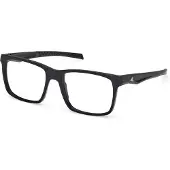 Adidas SP5103 Herren-Brille inkl. Gläser Vollrand Pilot Kunststoff-Gestell 55/18/140, schwarz