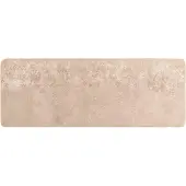 vidaXL Teppichläufer MARSA Beige 100 x 250 cm Polyester und PVC