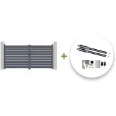 Casanoov Flügeltor Elektrisch Vogel 350x180cm & Drehtorantrieb Ranger B150