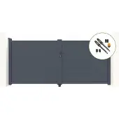 Casanoov Flügeltor Elektrisch Eiger 350x160cm & Drehtorantrieb Tanker B700