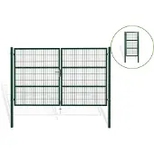 Casanoov Maschentor Razo 300x180cm Stahl & Tor 100x180cm Grünes