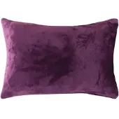 Bestlivings Dekokissen Kuschel Kissenbezug mit Reißverschluss 40 x 60 cm Violett