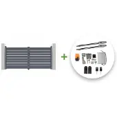 Casanoov Flügeltor Elektrisch Vogel 300x160cm & Drehtorantrieb Tanker B250