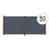 Casanoov Flügeltor Elektrisch Eiger 300x180cm & Drehtorantrieb Tanker B700