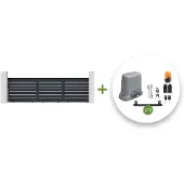 Casanoov Elektrisches Schiebetor Vogel 500x140cm & Tanker C600 Motorisierung