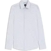 BOSS Bedrucktes Slim-Fit Hemd aus Performance-Stretch-Gewebe Grösse 40