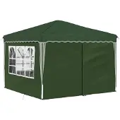 vidaXL Pop-up Partyzelt 288 x 288 x 245 cm Grün Oxford-Stoff