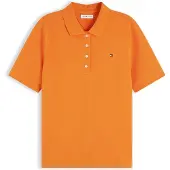 Tommy Hilfiger 1985 Regular Pique Polo Orange Thunder Größe: XS | Poloshirts Outlet | Damen | Orange