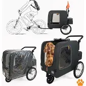 OEM 3-in-1 Kinderwagenkarre - 3-in-1 Stauraumkarre - Einkaufswagenkarre - schwarzer Kinderwagenkarre
