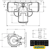 OEM 30 m Auto-Reel grauer Schlauch mit 2 Suchen Gartenhose Schlauch.