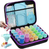 OEM Diamantmalerei-Set, 30-teilige Diamantmalerei-Lagerbox mit Hohlstecher und Trechter-Stickers