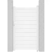 Casanoov Eiger 1M Tor 180 Cm Hoch Weißes Aluminium