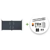 Casanoov Flügeltor Elektrisch Veleta 300x140cm & Drehtorantrieb Tanker B250