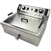 HCB Fritteuse - 23 Liter - 400V - Edelstahl