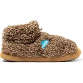 Nuvola . Hausschuhe Herren Damen rutschfester Sohle warm gepolstert bequem braun 34/35 EU - UNBOC