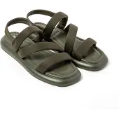 Espargatas Damen Sandalen mit rutschfester Sohle bequem schuhe strand/schwimmbad/stadt militärgrün 39 EU - UEKIN