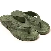 Brasileras Herren Zehensandalen mit rutschfester Sohle bequem schuhe für strand/schwimmbad/stadt militärgrün 40 EU - UBGUMI