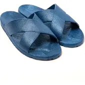 Brasileras Herren Zehensandalen mit rutschfester Sohle bequem schuhe für strand/schwimmbad/stadt blau 41 EU - UBLOOP