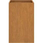 vidaXL - Pflanzgefäß - 62x30x29 - cm - kaltgewalzt - Stahl - weiß