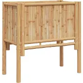 vidaXL Hochbeet Braun 90 x 35 x 70 cm Bambus